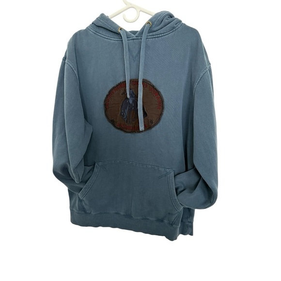 PRCA Pro Rodeo Gray & Blue Hoodie | Size Large - Picture 2 of 9